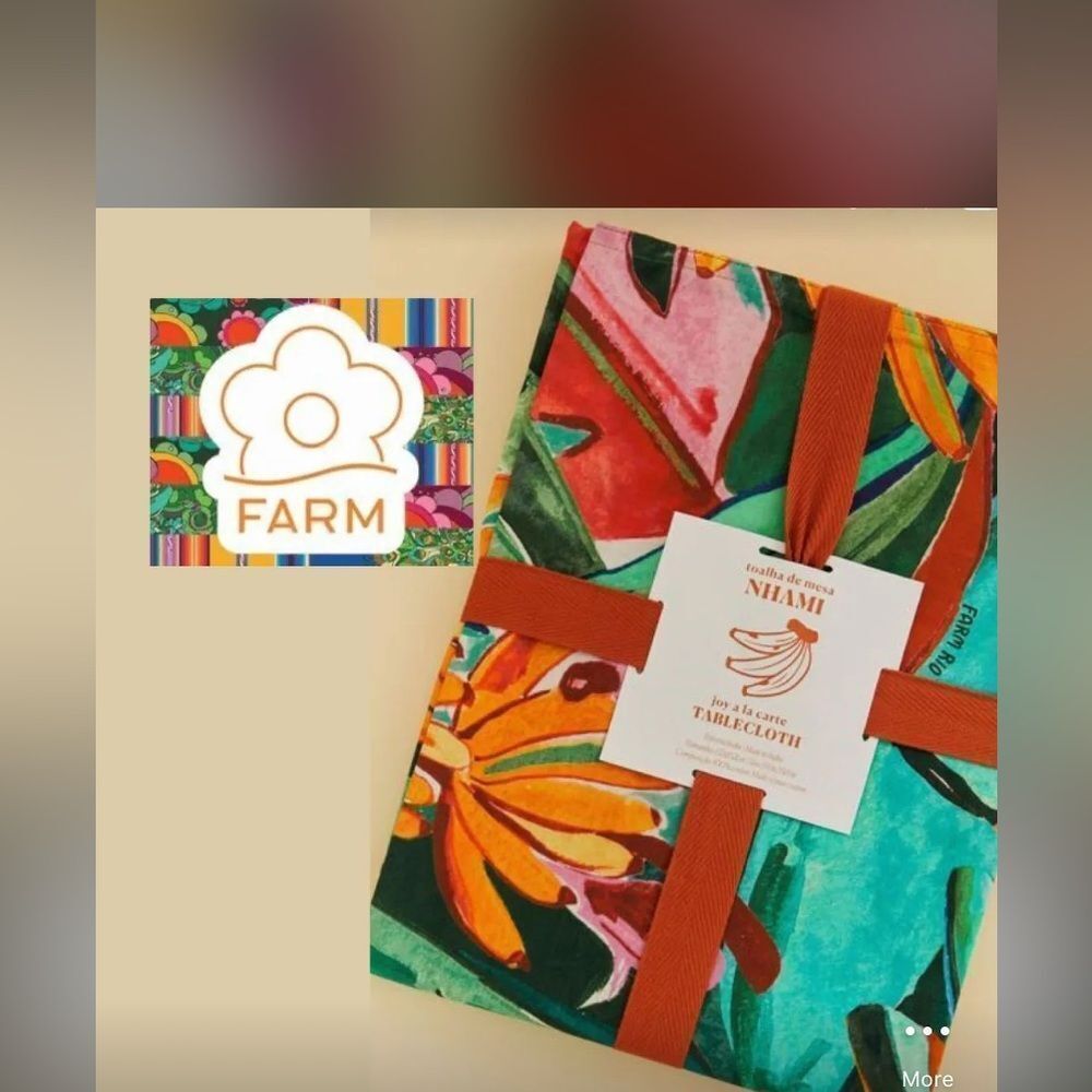 FARM RIO JOY A LA CARTE tablecloth.